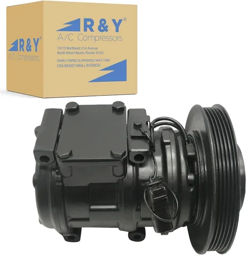 Compresor de CA RYC y embrague de A/C FG300 (se adapta a Honda Accord 2.2L 1990, 1991, 1992, 1993)