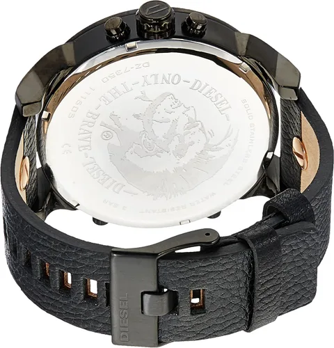 Miniatura 2 de Diesel Mr Daddy 20 relojes reloj multiuso de piel Negro
