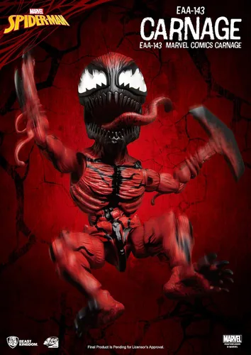 Miniatura 9 de Beast Kingdom Marvel Comics: Carnage EAA-143 Egg Attack Figura de acción, multicolor