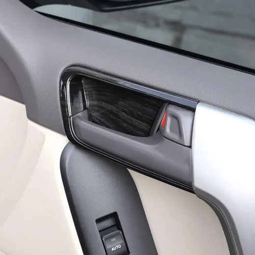 Miniatura 5 de Cubierta de cuenco de puerta interior de automóvil ABS 4PS para Toyot@Land Cruiser Prado FJ150 150 2014 2015 2016 2017 2018 Accesorios interiores