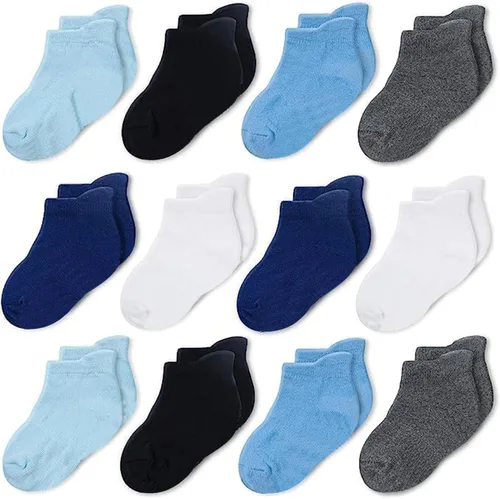Miniatura 16 de CozyWay Baby & Toddler Socks Ankle Comfy Cotton Socks For Girls and Boys No Show Infant - 12 Pack