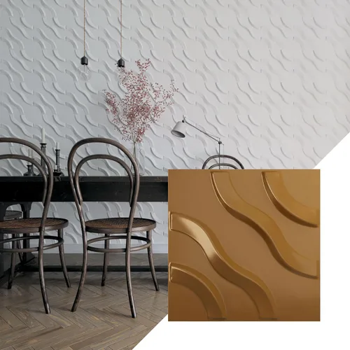 Miniatura 22 de Ekena Millwork WP12X12LAWH 11 7/8 pulgadas de ancho x 11 7/8 pulgadas de alto Lane EnduraWall Decorativo 3D Panel de pared cubre 0.98 pies cuadrados