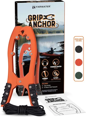 Miniatura 8 de Empuñadura de anclaje para canoa – barco, tubo de flotador y accesorios de pesca en kayak, equipo de kayak – Anclaje de abrazadera de cepillo
