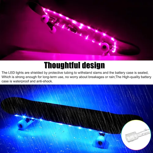 Miniatura 4 de LED Skateboard Light, Remote Control Skateboard Light, Longboard Light,Shortboard Light,16 Color Change by Yourself, Waterproof, Shockproof,Super