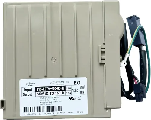 Tablero de control de refrigerador OEM actualizado 2023 VCC3 1156 M4 F 9B (salida de 3.3A) reemplaza a W10710090, W10154805, W10893917, WR55X10490,