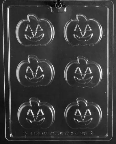 Grandmama's Goodies H182 - Molde de jabón de caramelo de chocolate con forma de calabaza para galletas de Acción de Gracias con instrucciones de
