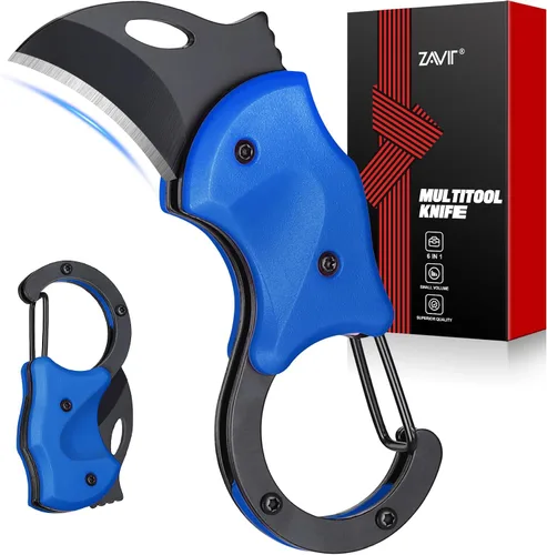 Miniatura 14 de ZAVIT Regalos para hombres, hermano, cuchillo de bolsillo pequeño para hombres, rellenos de calcetines de Navidad, llavero, cortador de caja