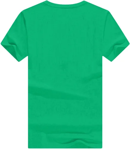 Miniatura 2 de Blusa de manga corta con estampado de Pascua para mujer, corte clásico, transpirable, cuello redondo