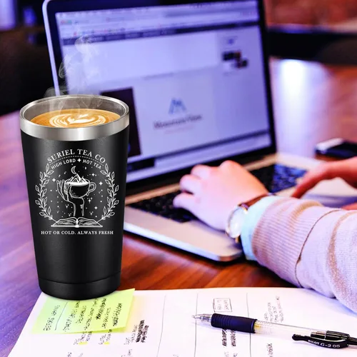 Miniatura 7 de BIRGILT Suriel Tea Co Velaris Taza 20oz - Regalos de Mercancía Acotar para Lectores Amantes de los Libros Mujeres - Taza de A Court of Thorns and