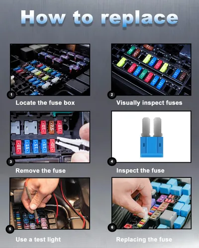 Miniatura 7 de Riseuvo Kit de 126 fusibles Micro 2 – Micro2 ATR Kit surtido de fusibles de cuchilla automotriz para automóvil, barco, RV, camión, SUV reemplazo
