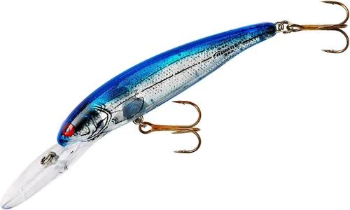 Miniatura 61 de Bomber Señuelos Long A Slender Minnow Jerbait Señuelo de Pesca a rayas (Baby Striper)
