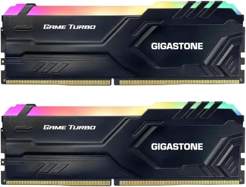 RAM DDR4 RGB: GIGASTONE Game TURBO 32GB Kit (2 x 16 GB) DDR4 3200 MHz PC4-25600 CL16-18-18-40 Intel XMP 2.0 AMD Ryzen 1.35V UDIMM 288 Pin Unbuffered