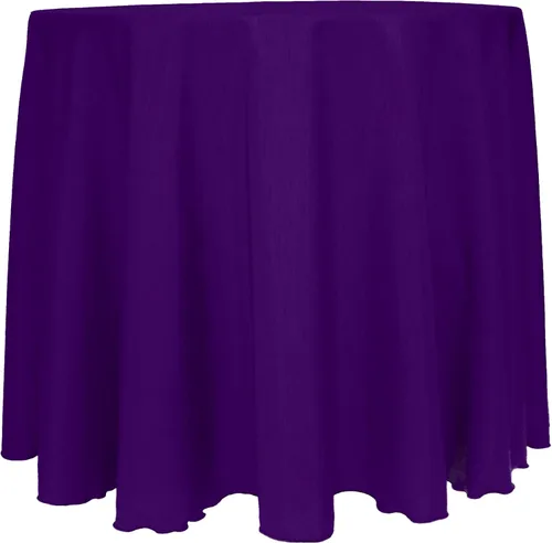 Miniatura 62 de Mantel reversible de satén Shantung de Ultimate Textile Majestic 96" redondo, Satin, Paquete de 2