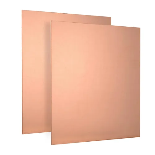 2 paneles de chapa de cobre puro de 6 x 6 pulgadas, calibre 18, metal para suministro de la industria, proyectos de bricolaje, experimentos para