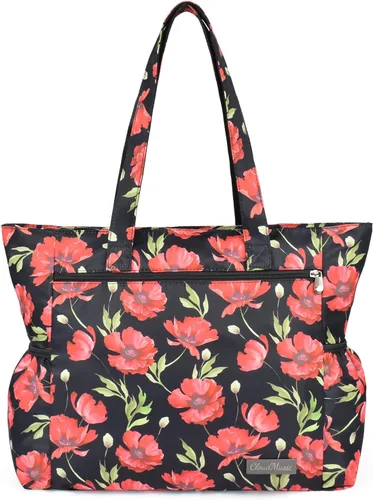 Miniatura 49 de CLOUDMUSIC Bolsa de hombro para enfermeras, profesores, trabajo, gimnasio, viajes, playa, mujeres, con gran capacidad, impermeable