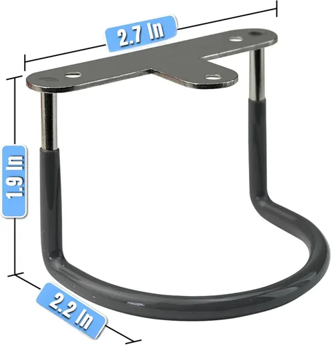 Miniatura 2 de TidyFriend - Soporte de goma para laptop debajo del escritorio, 3 estantes en 1 juegos, soporte para laptop debajo del escritorio, organizador
