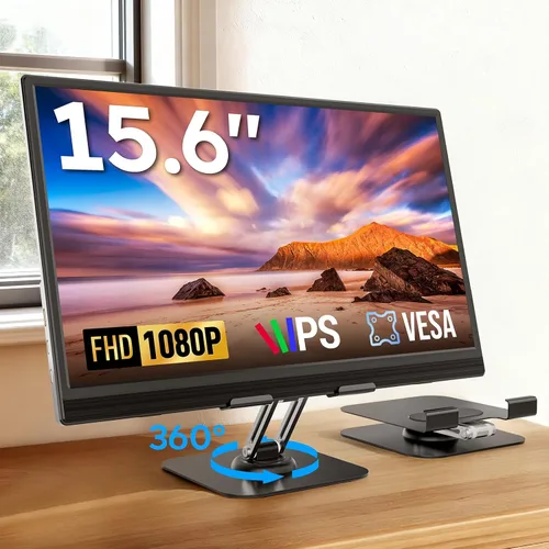 Miniatura 14 de Monitor portátil, 10.5 pulgadas, HDR 1280P, ultrafino, 100% sRGB, monitor portátil de viaje para laptop, mini pantalla secundaria de 420 nits