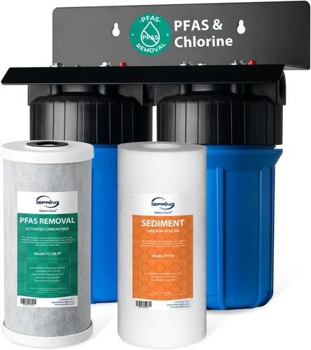 Miniatura 11 de iSpring FP15B Filtro de sedimentos para sistemas de filtración de agua para toda la casa, polipropileno de alta capacidad de 5 micrones premium, 4.5