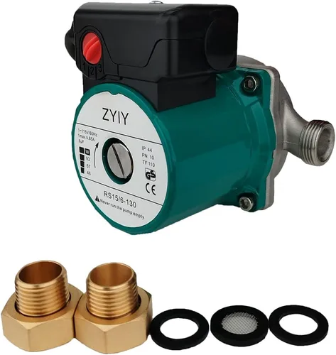 Miniatura 10 de 115V Hot Water Circulation/Recirculating Pump with Timer,3-Speed Circulator Pump, Max.Q/H :8.4GPM/16.7FT,Silent Operation for Domestic Water