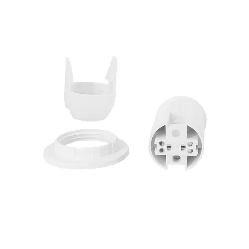 Miniatura 6 de 6 unids por paquete E14 LED bombilla portalámparas retenedor anillos y adaptador de repuesto Candelabro Candelabro lámpara zócalo