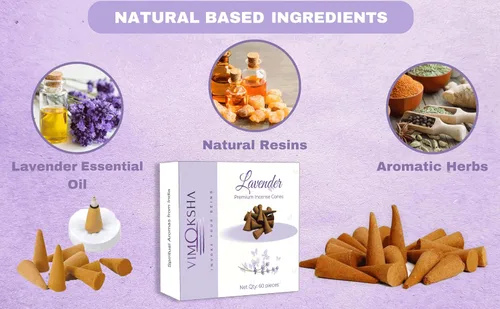 Miniatura 4 de Dhoop - Varilla de incienso 100% natural Hecho a mano orgánico Relajación Positividad Meditación Yoga Purificación Jazmín, Rosa