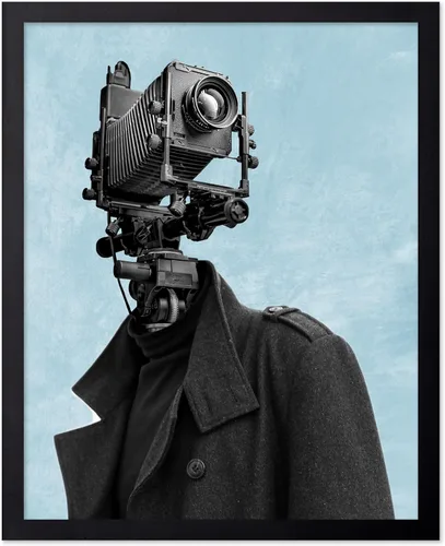 Monem Art - Póster de cámara de película vintage, impresión de fotógrafo, arte de realización de películas, diseño surrealista, ilustración moderna,