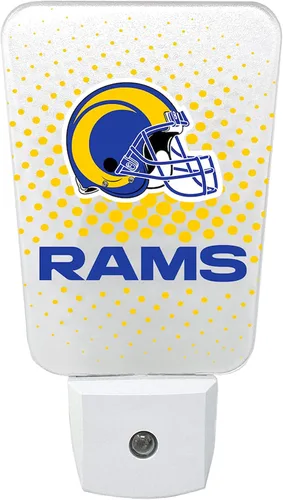 Miniatura 31 de Party Animal Luz nocturna LED del equipo de la NFL, con sensor automático y 3 ajustes de luz, diseño delgado de 5 pulgadas que se adapta a enchufes