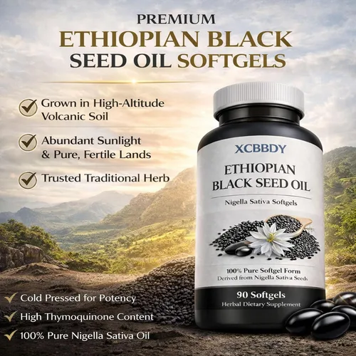 Miniatura 2 de Aceite de semilla negra etíope pureza natural, aceite de Nigella sativa prensado en frío, para uso diario, sin OMG, sin gluten, vegano, 90