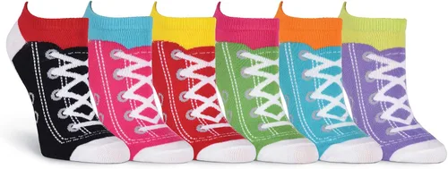 Miniatura 2 de K. Bell Socks womens 6 Pair Pack Fun Pop Culture Funny Novelty Low Cut No Show Socks