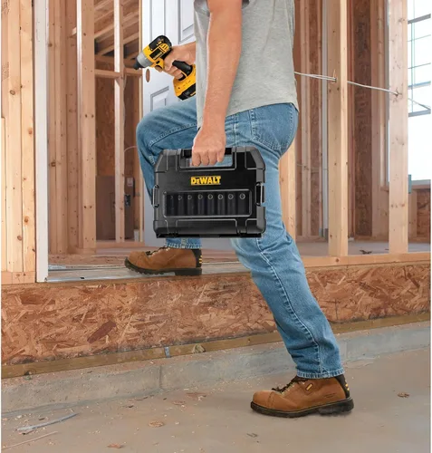 Miniatura 6 de DEWALT - Juego de dados de impacto, 1/2 unidad, 10 piezas, adaptador de vaso de impacto de 1/4" a 1/2" (DW22812)