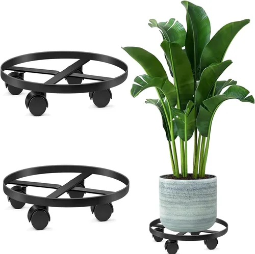 Miniatura 6 de Carrito para plantas de metal de 14”.