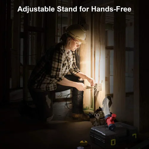 Miniatura 4 de YIERBLUE Foco Recargable con LED de Súper Altos Lúmenes, Linterna de Mano Impermeable IP67 con Filtro de Luz Roja Desmontable, de Larga Duración Rojo