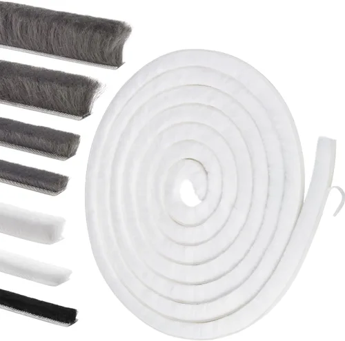 Miniatura 14 de Sello autoadhesivo para puertas y ventanas: relleno aislante insonorizante para marcos correderos, exteriores, frontales y jambas, 0.2 pulgadas x