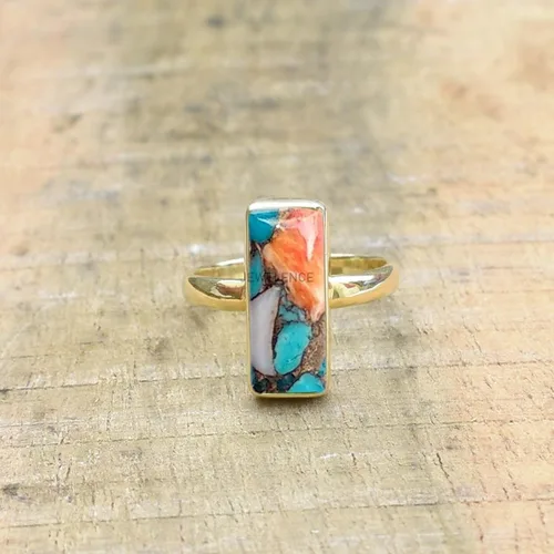 Miniatura 47 de Anillo de plata de ley maciza superpuesta de oro amarillo de 18 quilates para mujer, anillo de compromiso de plata esterlina, juego de bisel