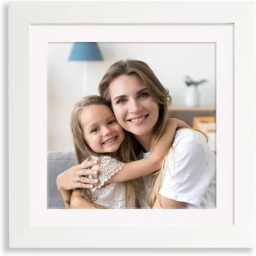 Miniatura 40 de YK artwood Impresiones en lienzo personalizadas con tus fotos, marco personalizado de 8 x 8 pulgadas, marco moderno de madera negra con tu foto