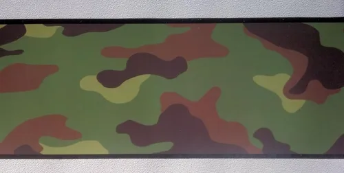 Miniatura 3 de Camuflaje Camo Papel pintado pared frontera - Verde