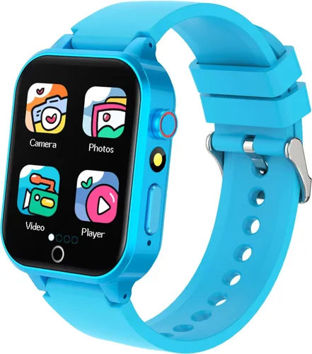 Miniatura 10 de Vakzovy Reloj Inteligente para Niños Varones con 26 Juegos de Rompecabezas Pantalla Táctil HD Cámara Podómetro Reproductor de Música Linterna