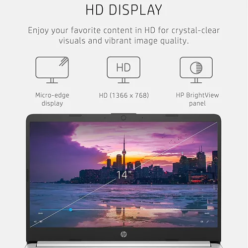Miniatura 3 de HP Stream Laptop, pantalla HD de 14 pulgadas, procesador Intel Celeron N4120, memoria de 16 GB, almacenamiento de 320 GB