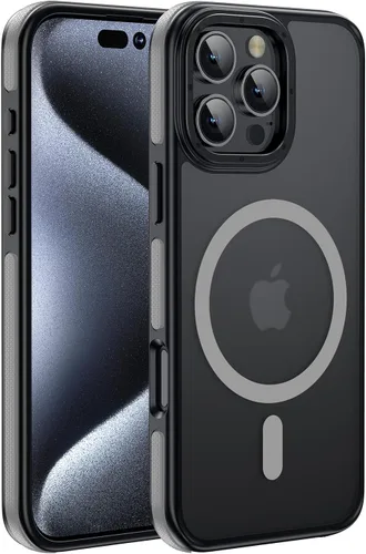 Miniatura 21 de Funda para iPhone 17 Pro Max con protector de lente de cámara [protección de grado militar de 10 pies] compatible con MagSafe a prueba de golpes