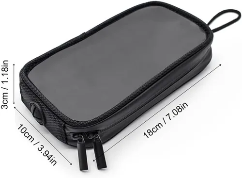 Miniatura 4 de Bolsa magnética para tanque de combustible para motocicleta, bolsillo con cremallera para teléfono celular