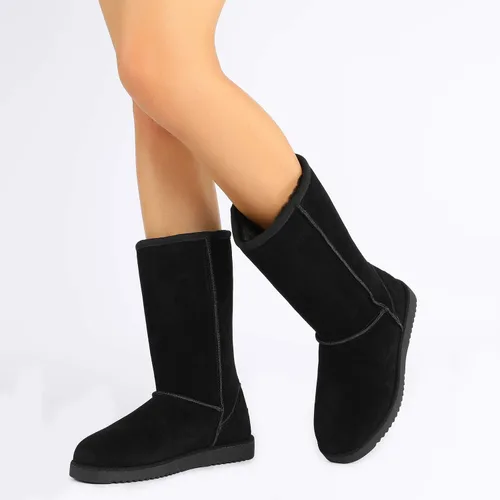 Miniatura 6 de DREAM PAIRS Botas de nieve de invierno de alta calidad para mujer, cálidas, cómodas, para exteriores, para mujer