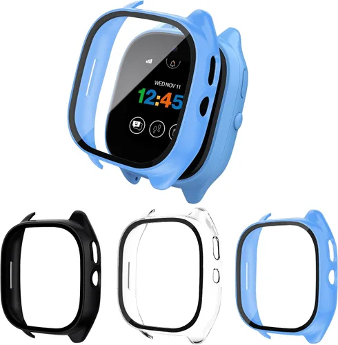 Miniatura 16 de Paquete de 3 fundas compatibles con Gizmo Watch 2 protector de pantalla para niños Funda protectora sensible al tacto Protección duradera