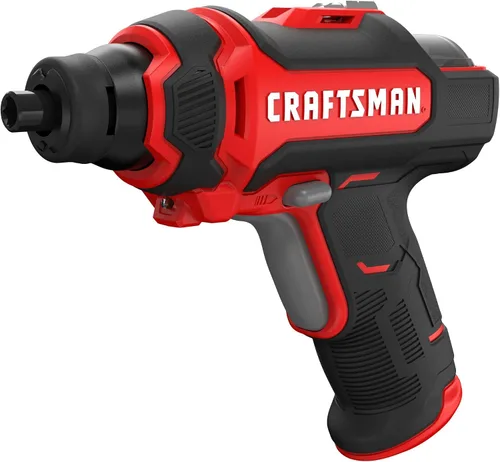 CRAFTSMAN Destornillador inalámbrico de 4 V con cargador y puntas de atornillado incluidas (CMHT6650C)