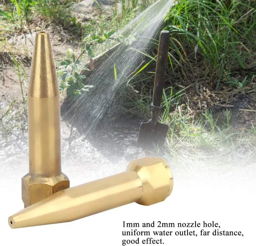 Miniatura 5 de Boquilla de nebulización G3/8 pulgadas, cabezal rociador de larga distancia, boquilla atomizadora, rociadores para jardinería riego suministros