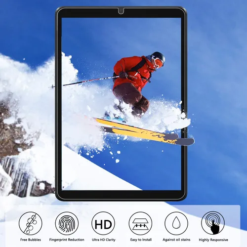 Miniatura 4 de Orzero Paquete de 2 protectores de pantalla de vidrio templado compatible con Lenovo Tab M8 de 3ª/2ª/1ª generación de 8 pulgadas, protector