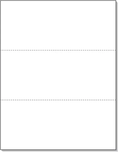Miniatura 12 de NextDayLabels - Paquete de 500 hojas, papel perforado tamaño carta de 8-1/2 x 11 pulgadas (canario, Perf @ 5-1/2 pulgadas)
