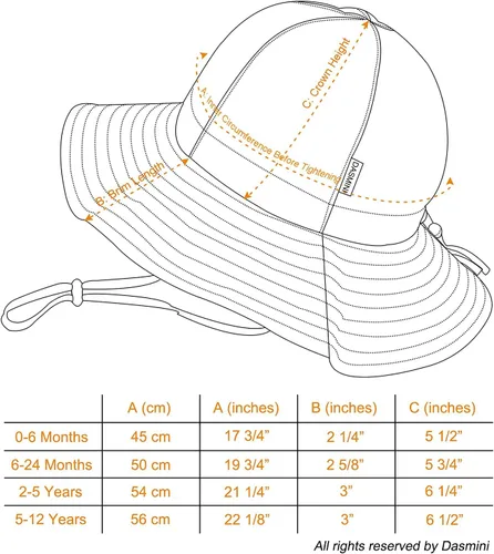 Miniatura 5 de DASMINI Baby Girls Sun Hat Cute Flower Toddler Summer Outdoor Infant Beach Wide Brim Flowers and tie dye