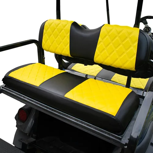 Miniatura 7 de Fundas para Asiento de Carrito de Golf NOKINS Compatibles con Club Car Precedent/DS/EZGO RXV/TXT/Yamaha Drive, Almohada Trasera Estándar del Mercado