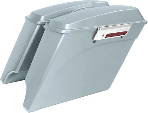 TCMT Alforjas alargadas pintadas de 5 pulgadas para Harley Touring Street Glide 2008-2010 Road Glide Road King Electra Glide Ultra Classic 93-13