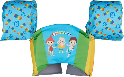 SwimWays Swim Trainer, US Coast Guard Approved Life Vest Kids Swim Vest, Arm Floaties & Life Jackets for Kids 33-55 lbs